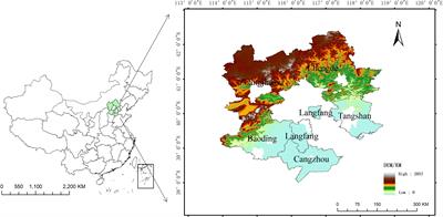 Spatial and temporal evolution of the eco-efficiency of cultivated land use in the region around Beijing–Tianjin based on the Super-EBM model